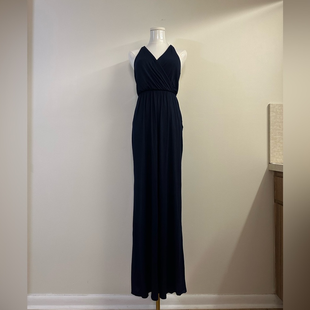 Loila Navy Blue Maxi Dress